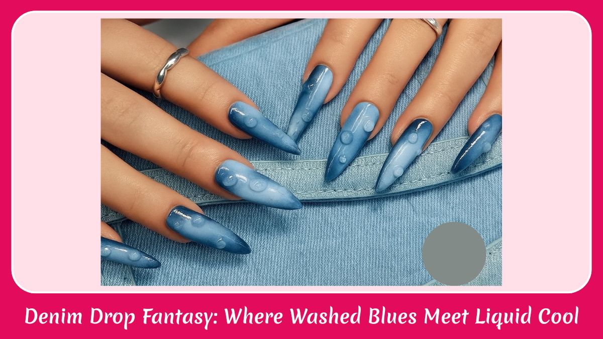 Denim Drop Fantasy Where Washed Blues Meet Liquid Cool