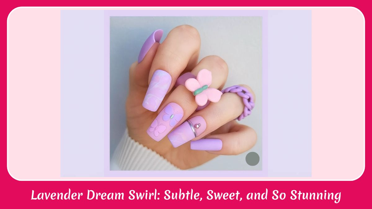 Lavender Dream Swirl Subtle, Sweet, and So Stunning