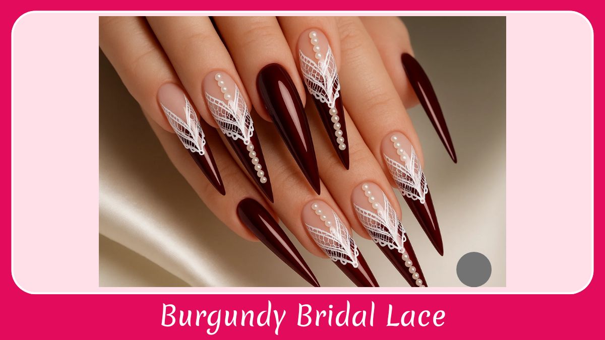 Burgundy Bridal Lace
