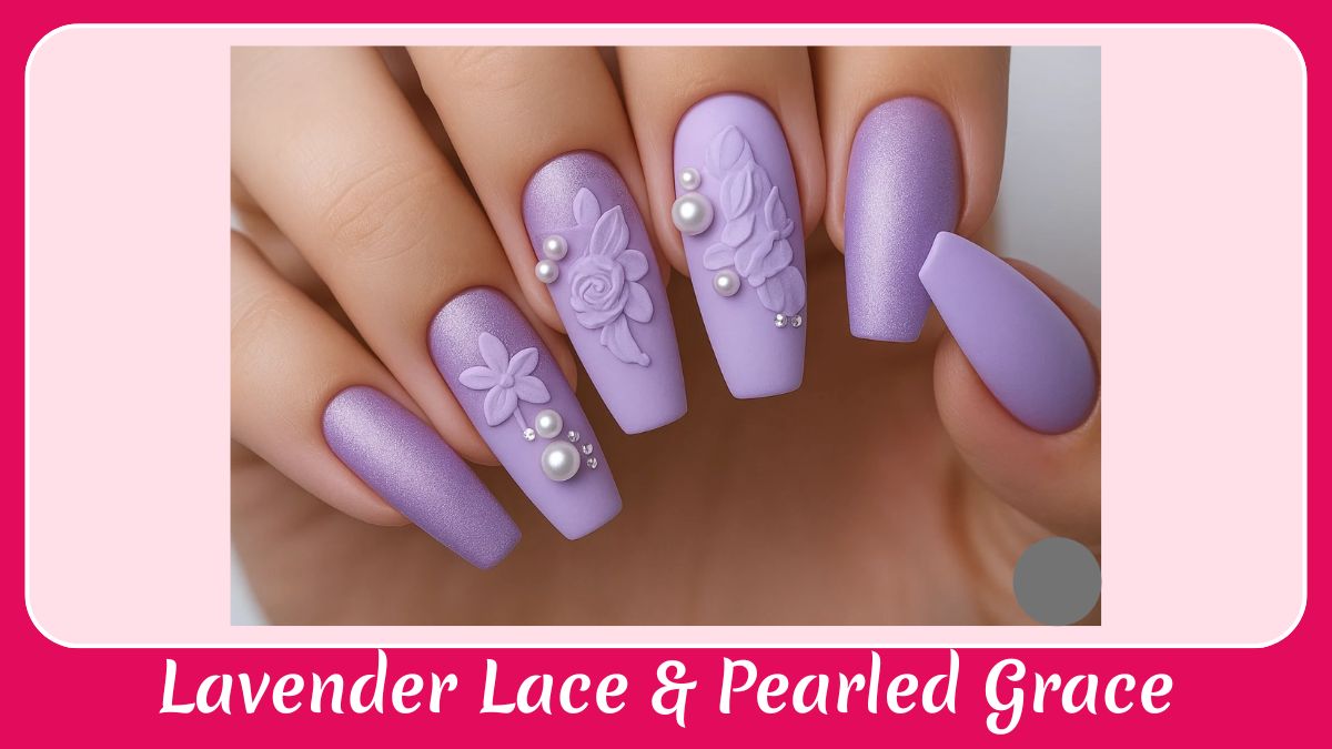Lavender Lace & Pearled Grace