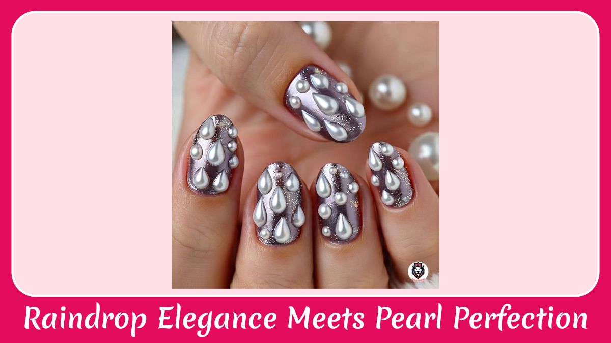 Raindrop Elegance Meets Pearl Perfection