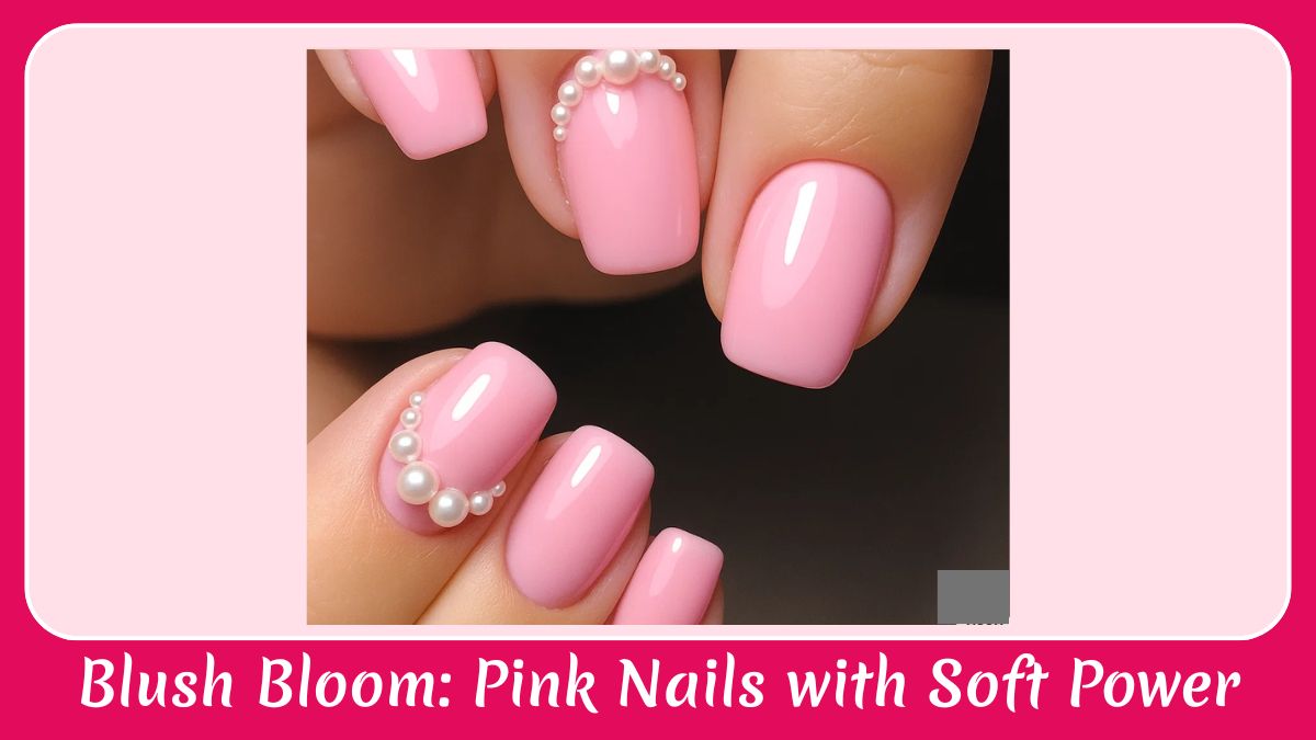 Blush Bloom: Pink Nails with Soft Power