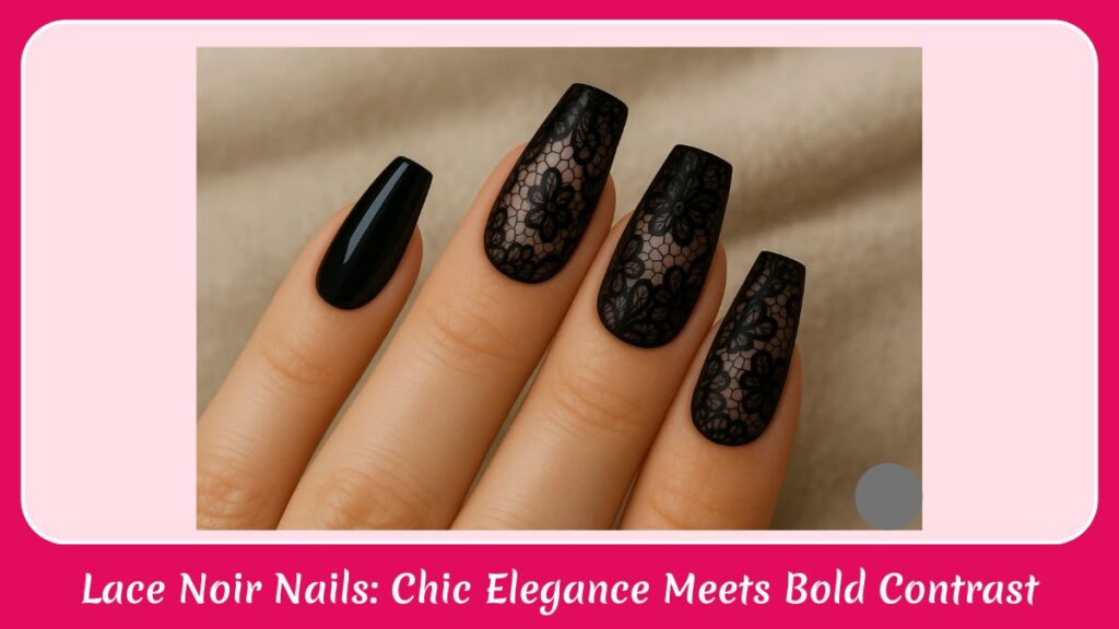Lace Noir Nails