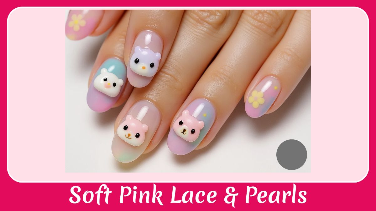 Soft Pink Lace & Pearls