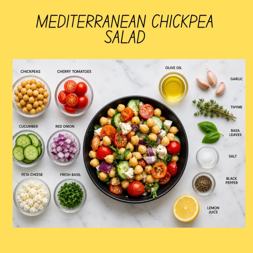 Mediterranean Chickpea Salad