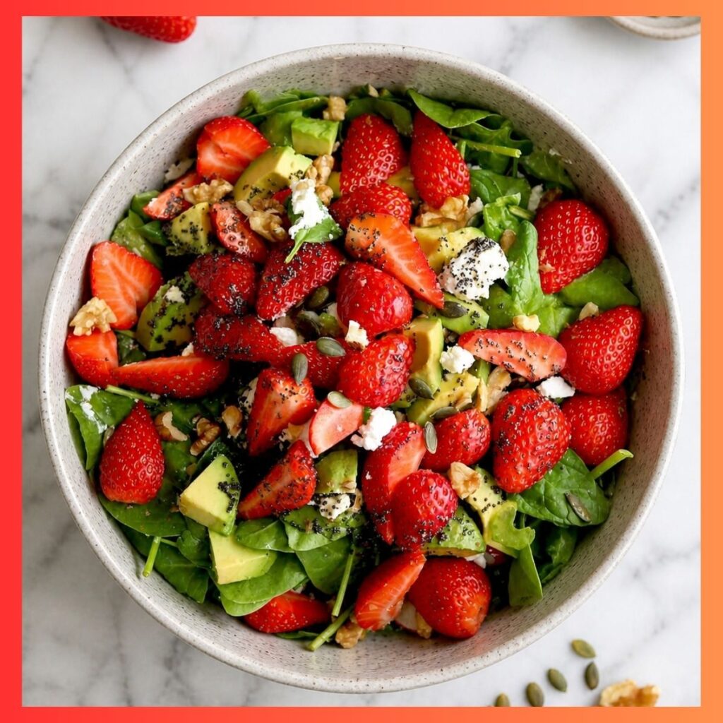 Strawberry Avocado Summer Salad