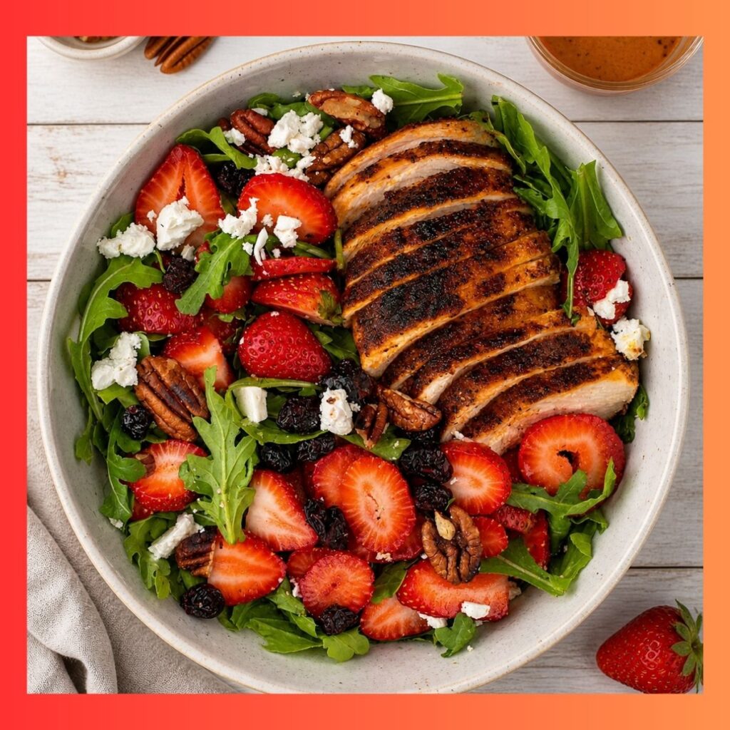 Strawberry Chicken Summer Salad