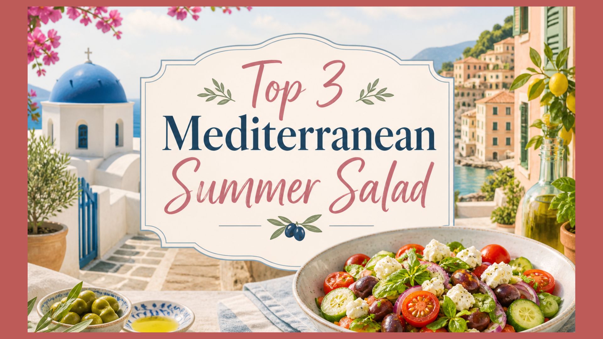 Top 3 Mediterranean Summer Salad