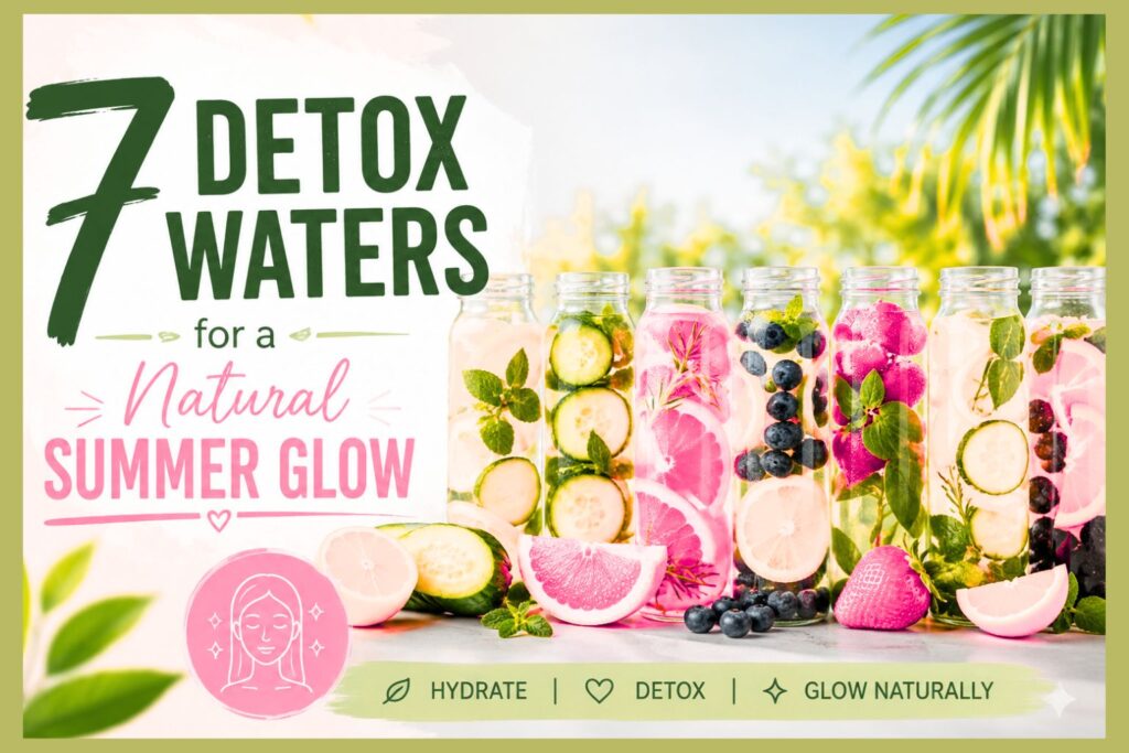 7 Detox Waters for a Natural Summer Glow