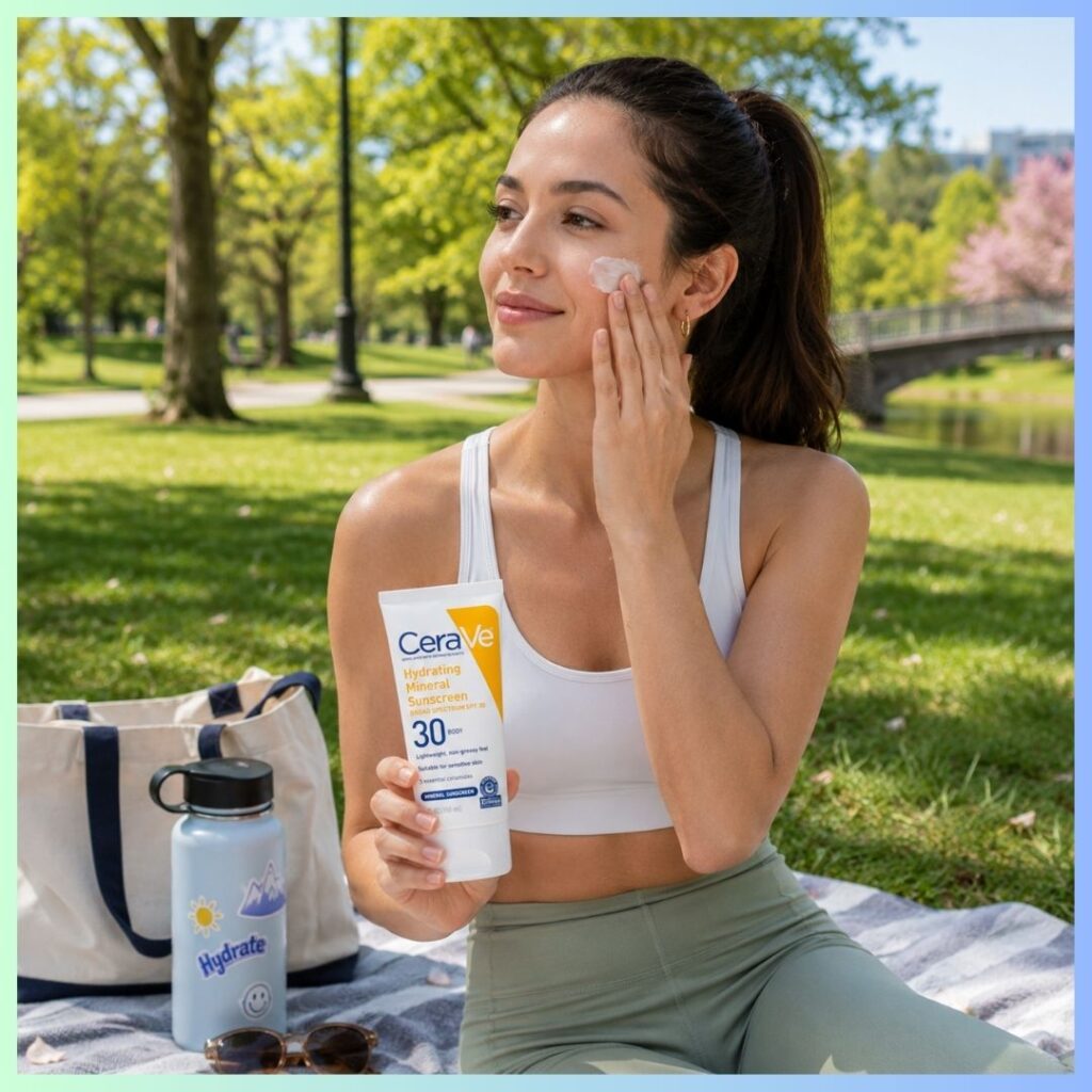 CeraVe Hydrating Mineral Sunscreen Face Lotion SPF 30