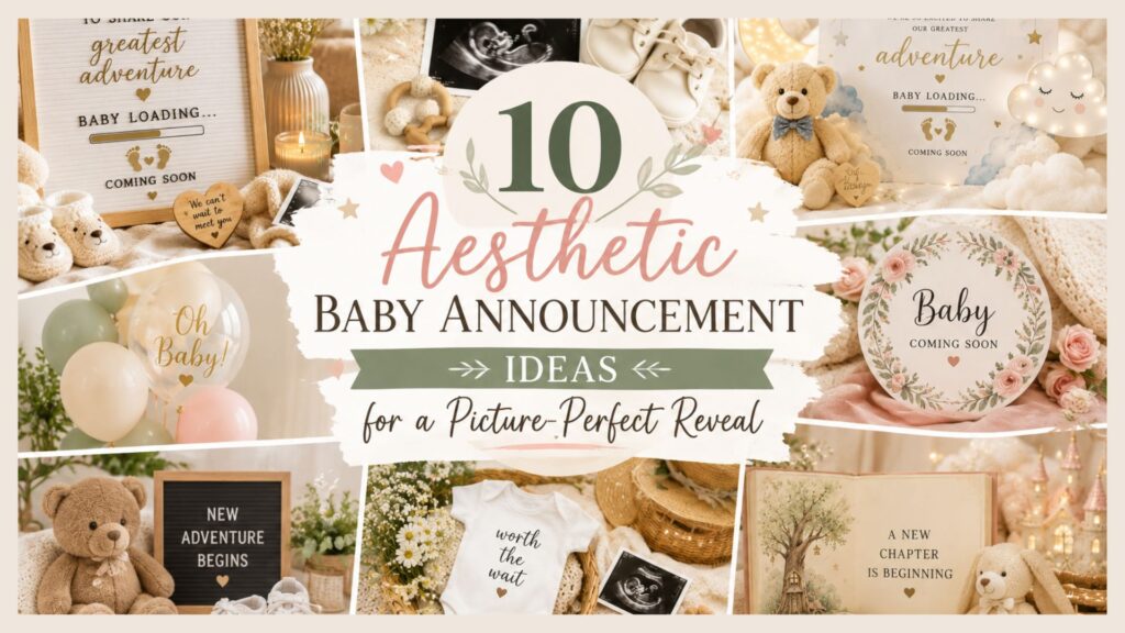 10 Aesthetic Baby Announcement Ideas for a Picture-Perfect Reveal