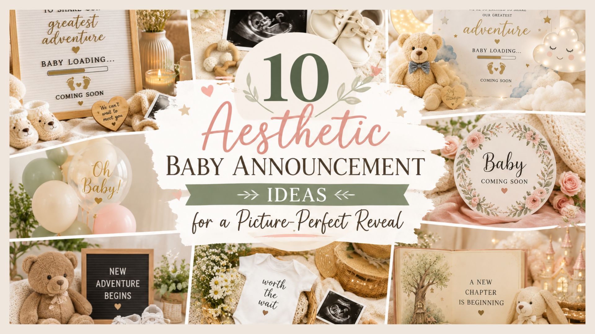 10 Aesthetic Baby Announcement Ideas for a Picture-Perfect Reveal