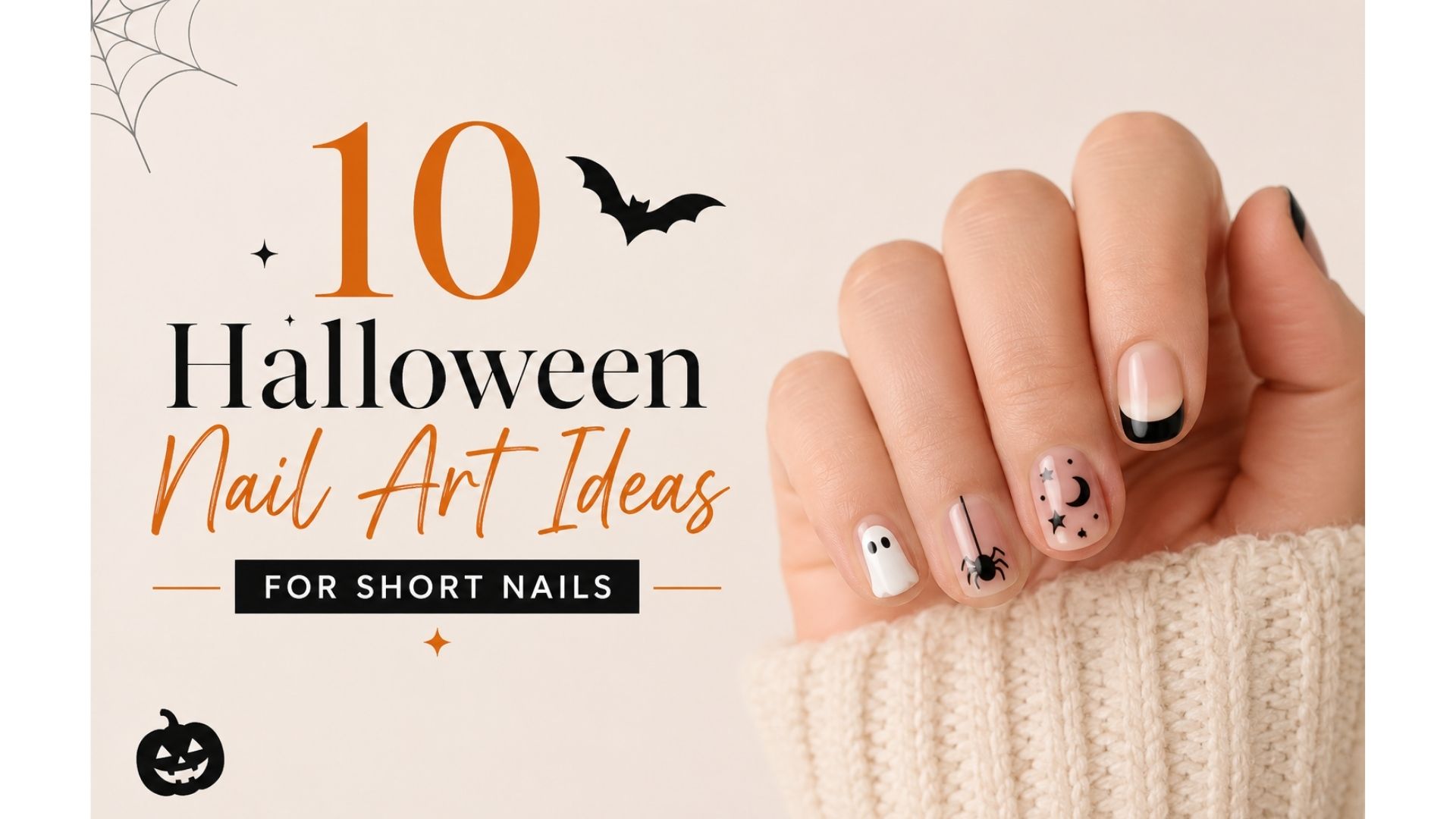 10 Halloween Nail Art Ideas for Short Nails