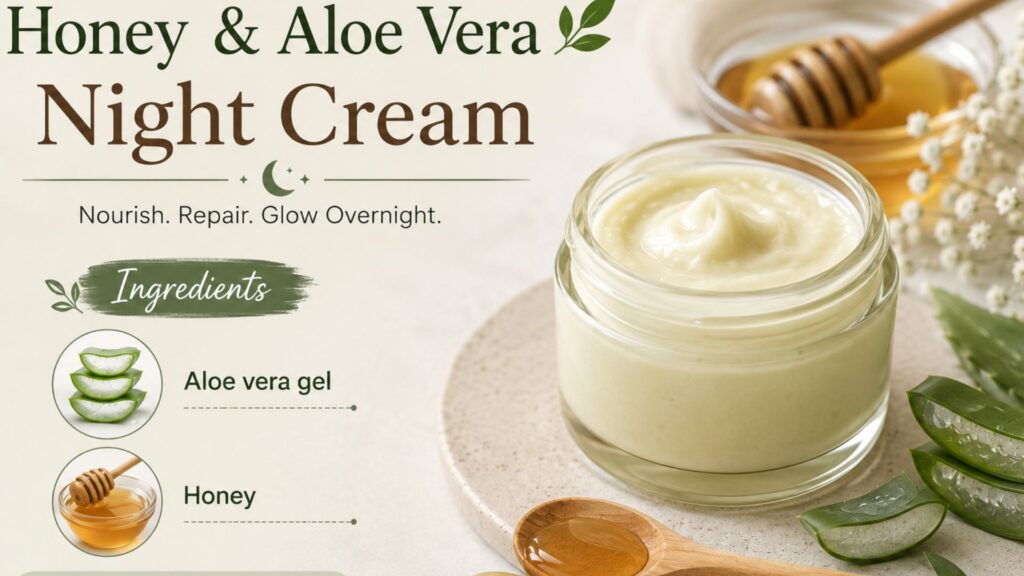 DIY Honey And Aloe Vera