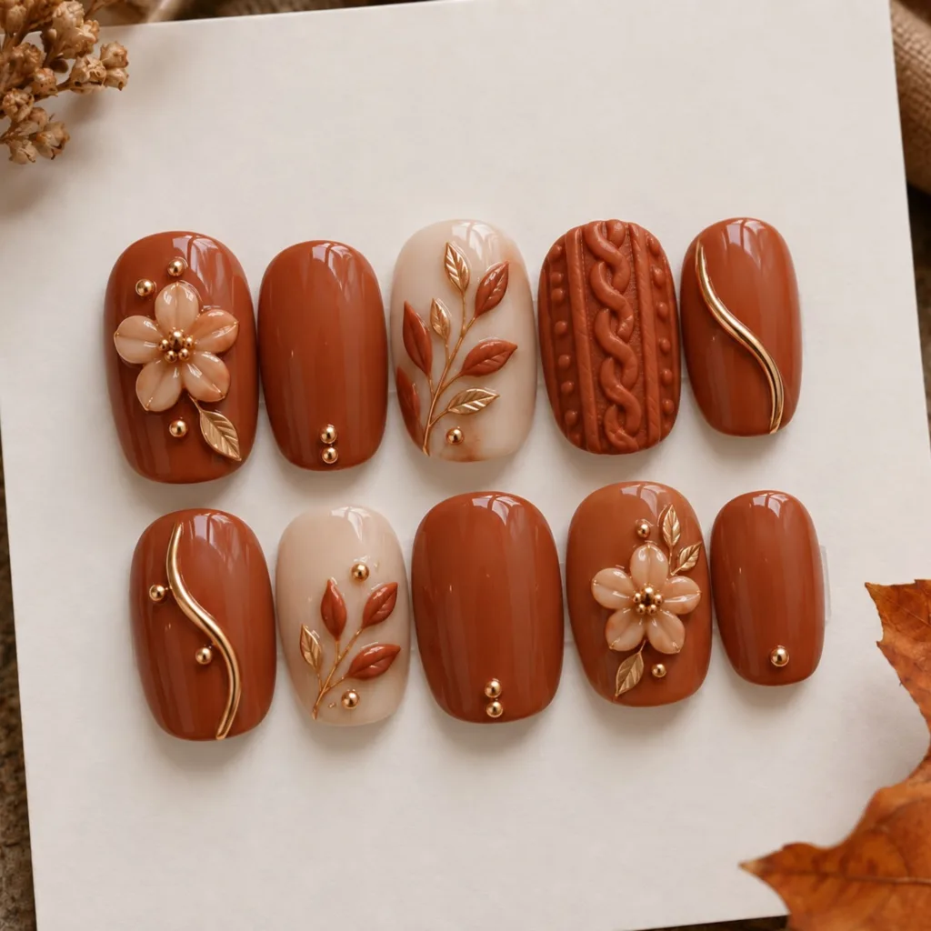 3D Terracotta Nails