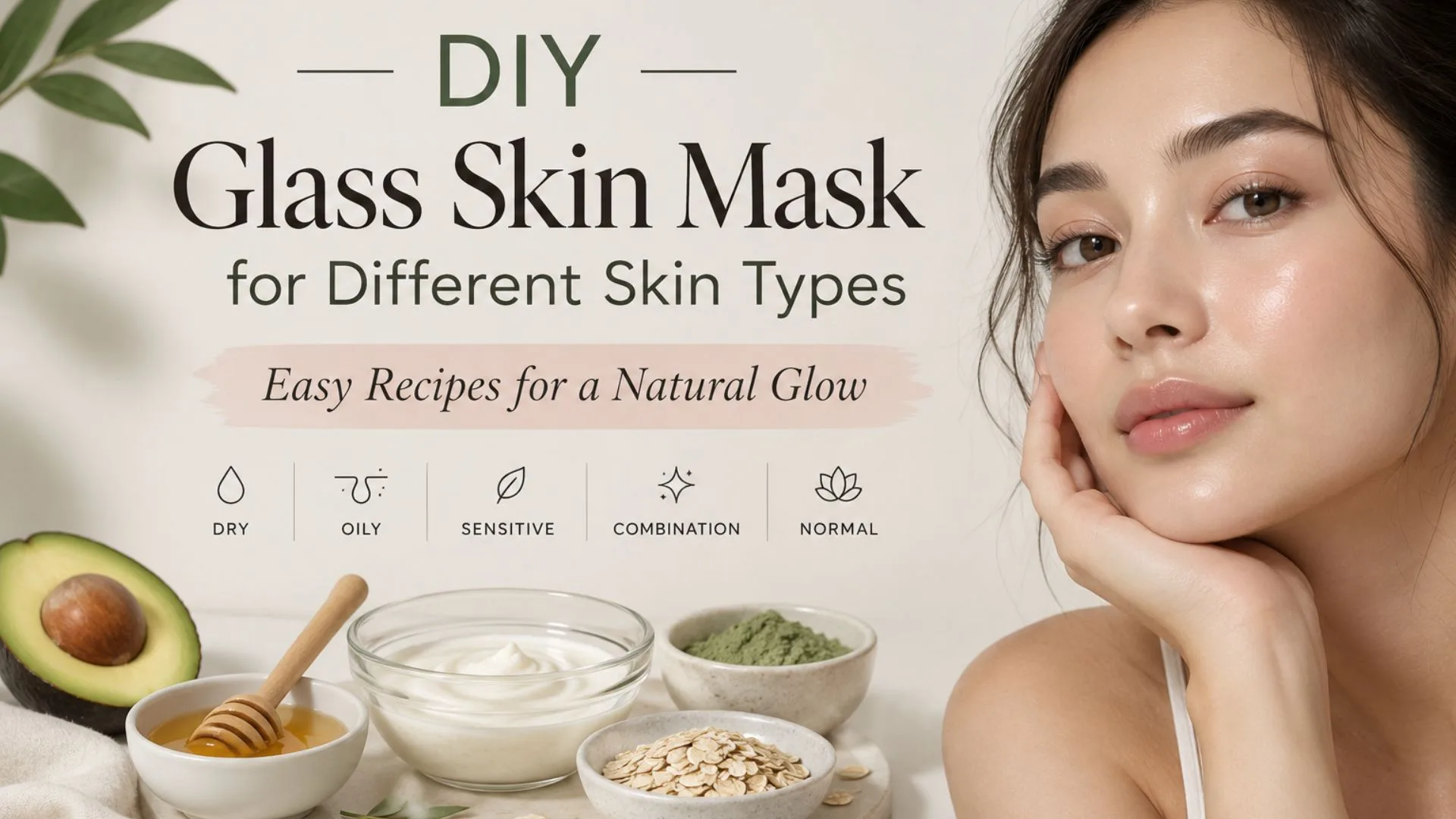 Best Collagen DIY Glass Skin Mask for Different Skin Types