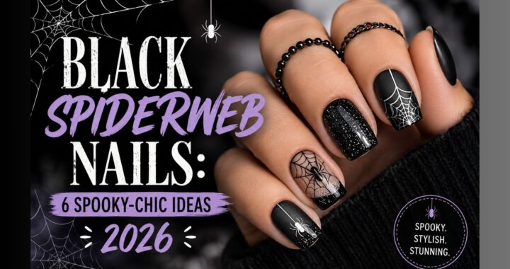 Black Spiderweb Nails 6 Spooky-Chic Ideas 2026