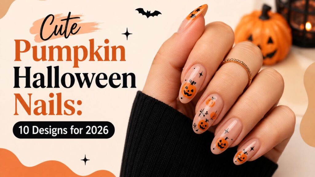 Cute Pumpkin Halloween Nails 10 Designs for 2026