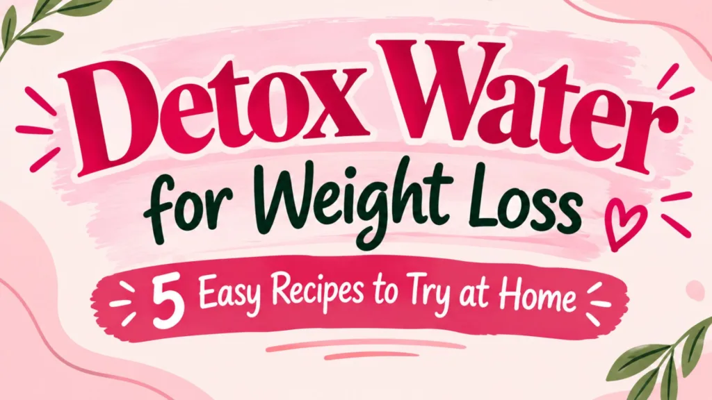Detox Water for Weight Loss