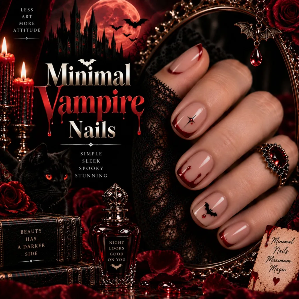 Minimal Vampire Nails