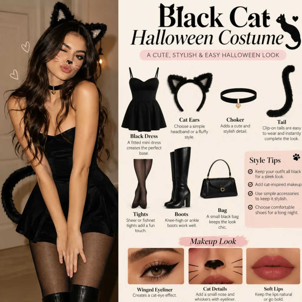 Black Cat Halloween Costume