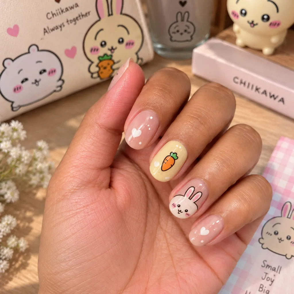 Usagi Chiikawa Nails