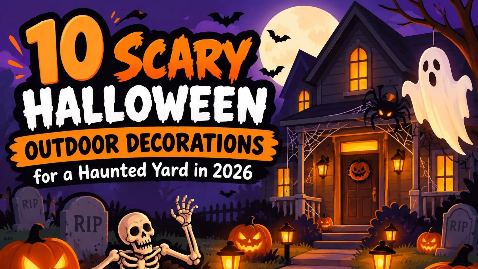 10 Scary Halloween Outdoor Decorations for a Haunted Yard in 2026