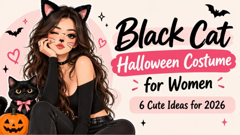 Black Cat Halloween Costume for Women 6 Cute Ideas for 2026