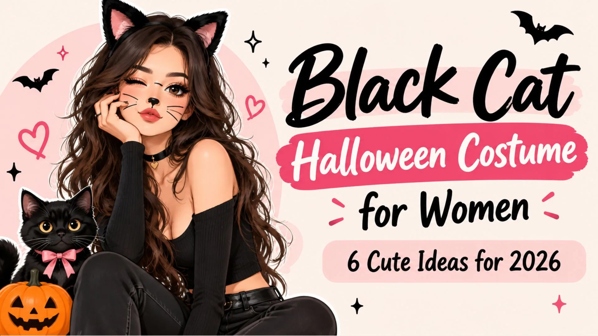 Black Cat Halloween Costume for Women 6 Cute Ideas for 2026