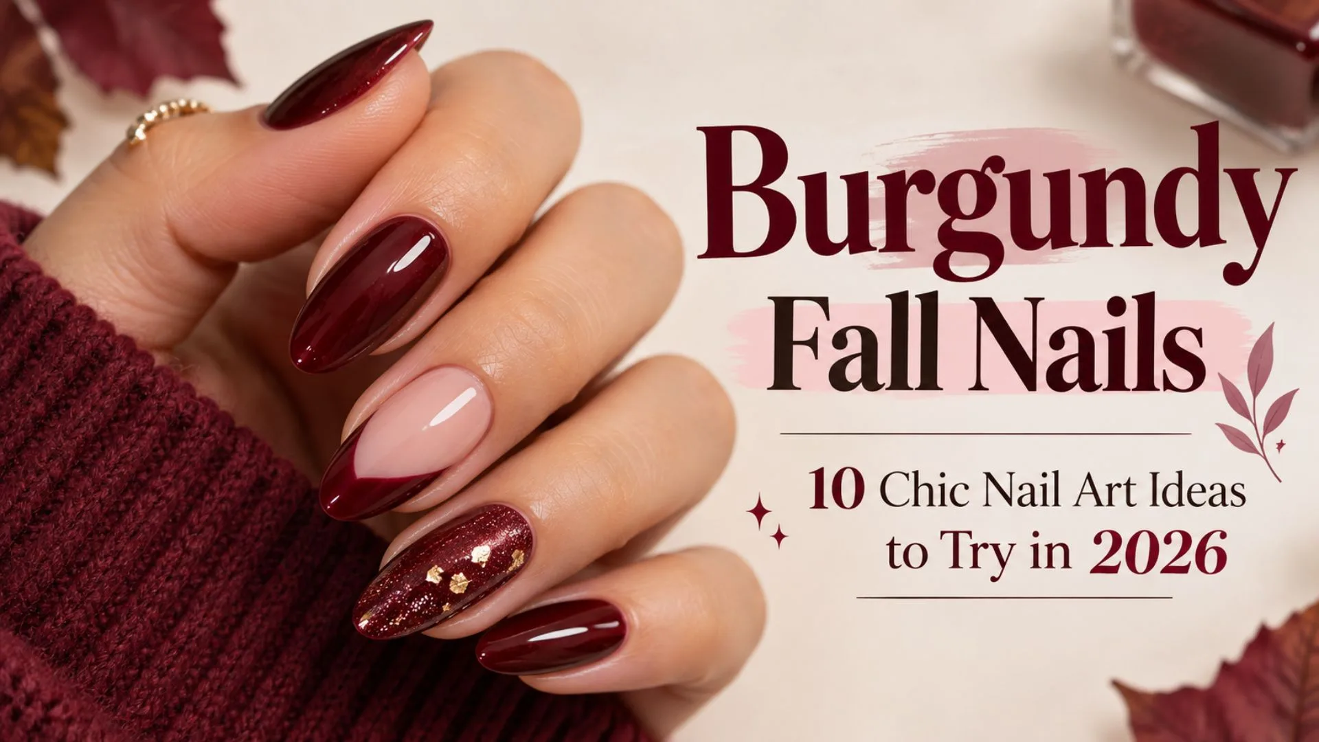 Burgundy Fall Nails_ 10 Chic Nail Art Ideas to Try in 2026