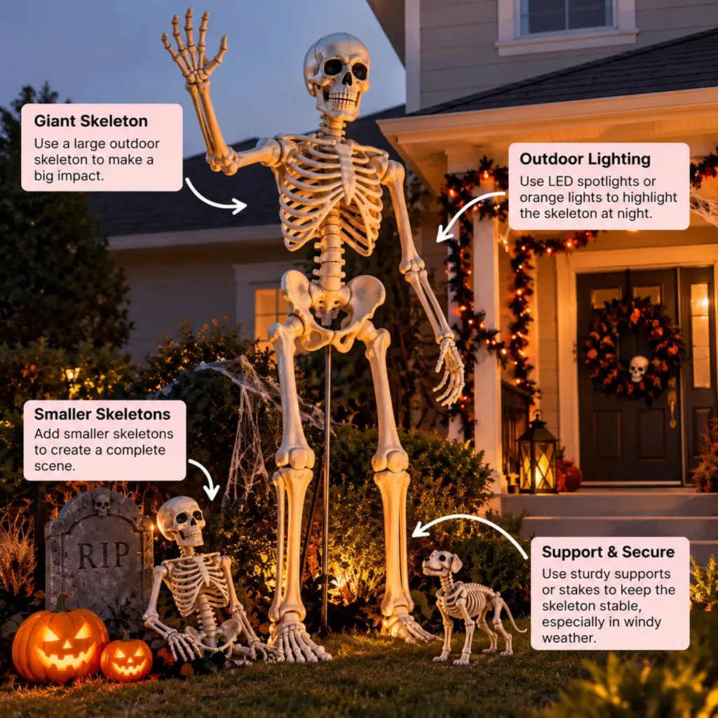 Decorate Your Yard With Giant Skeletons