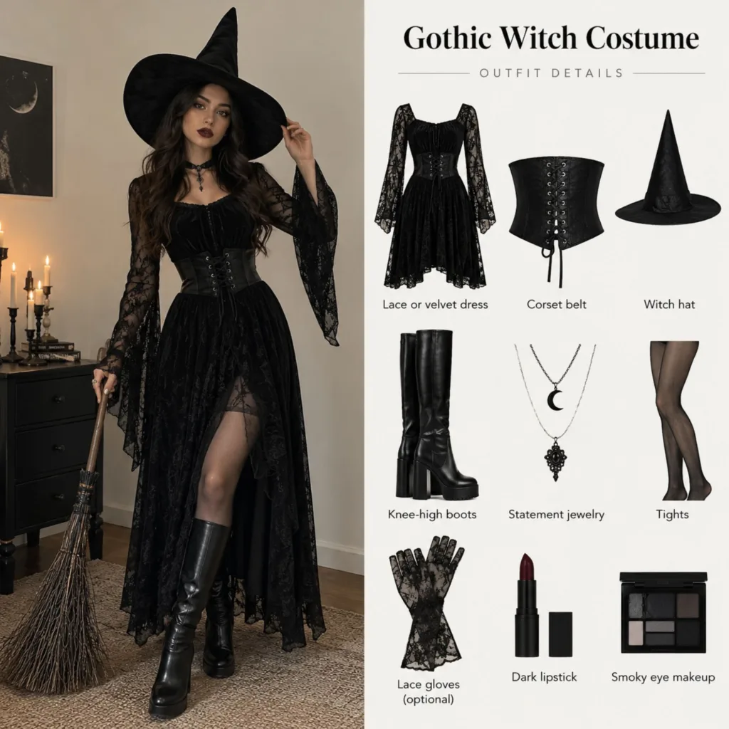 Gothic Witch Costume
