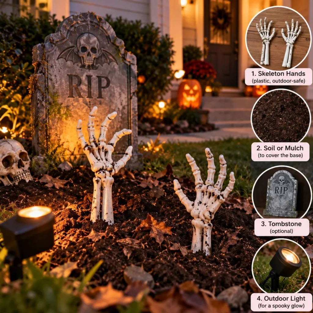 Make Skeleton Hands Rise From the Ground