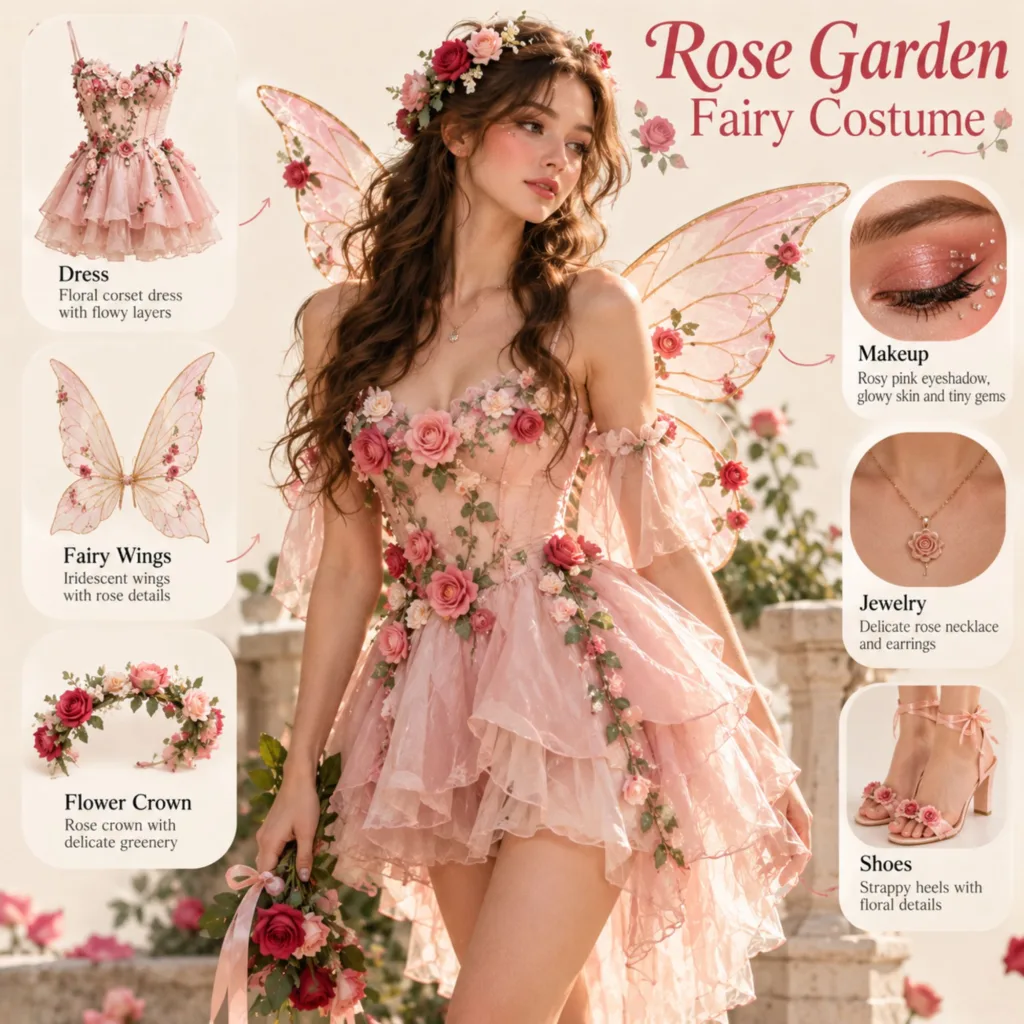 Rose Garden Fairy Costume