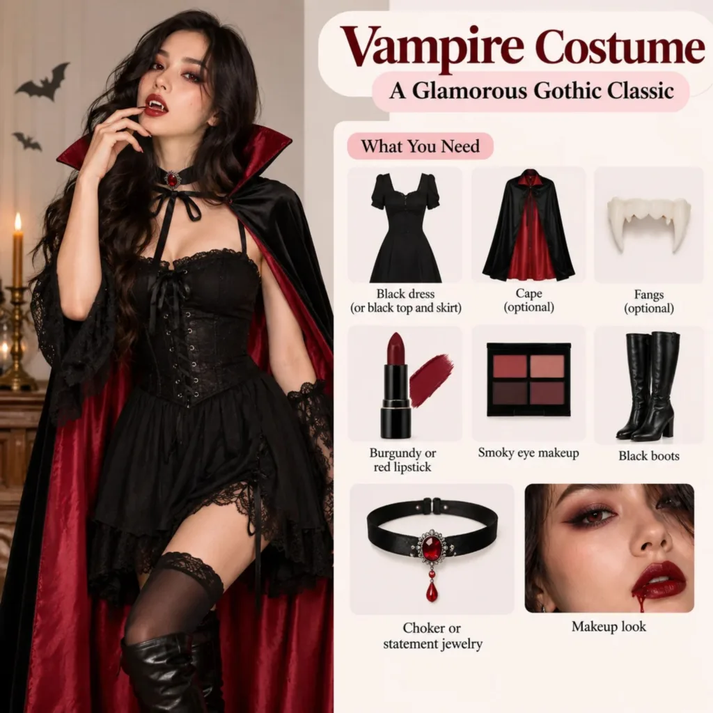 Vampire Costume_ A Glamorous Gothic Classic